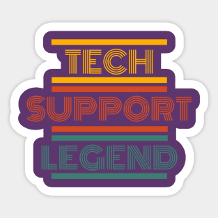 Tech Support Legend Sticker